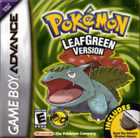 Pokemon LeafGreen PAL GameBoy Advance PAL box art
